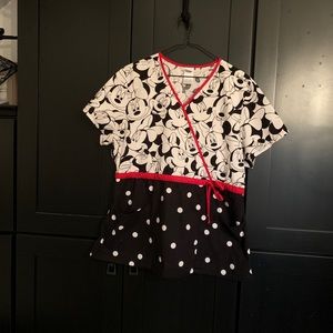 Disney Mini Mouse Scrubs XL